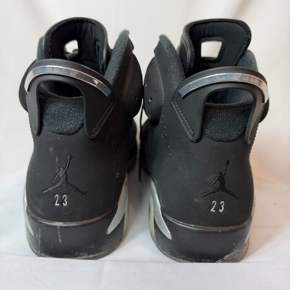 Jordan 6 Retro Chrome Black Silver Sneakers Mens 11